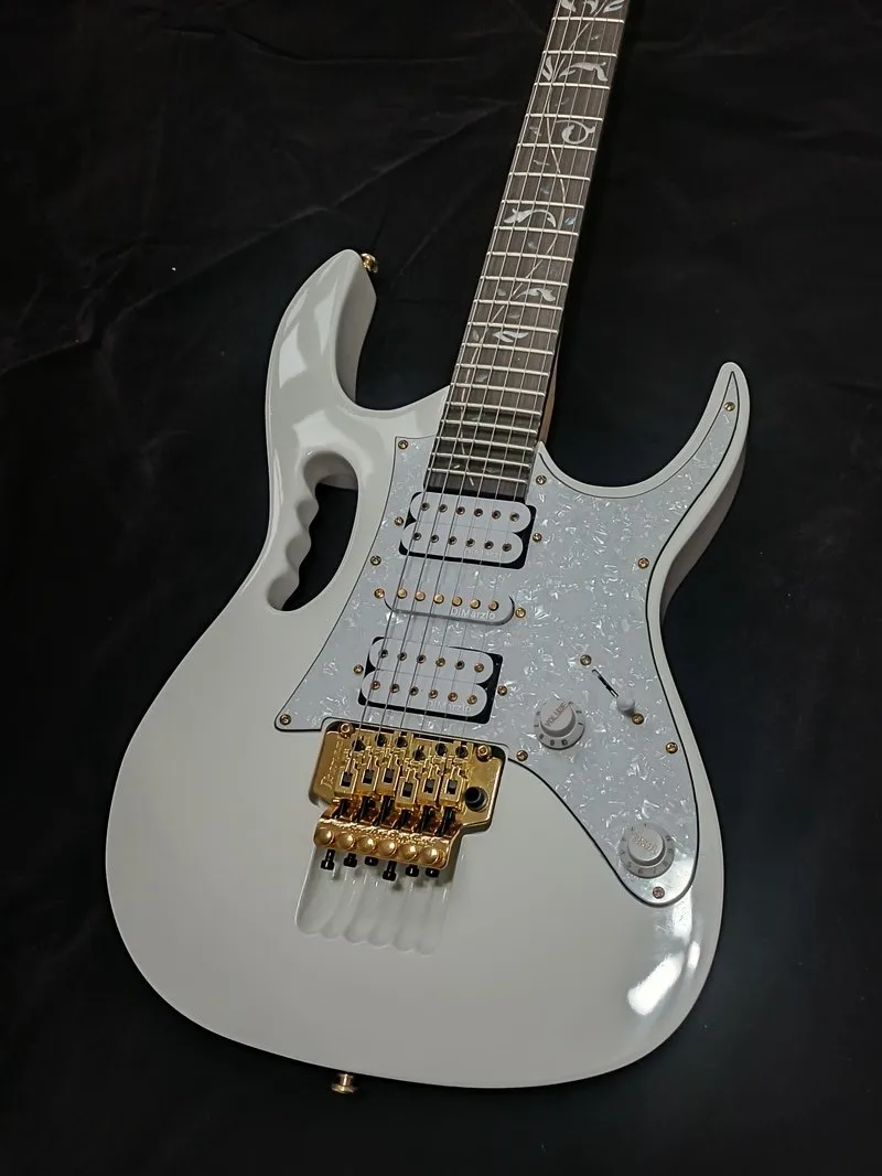 일렉트릭 기타 OEM, 지판 인레이, 플로이드 로즈 트레몰로 브릿지 기타, 수제 기타