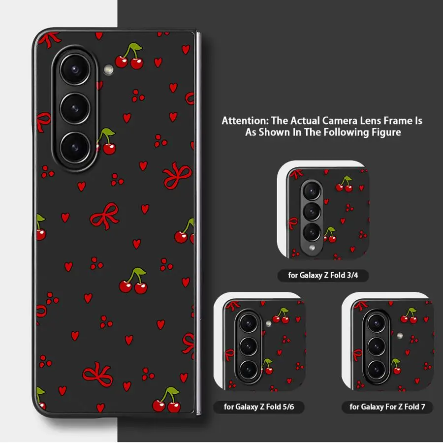Mini Bow Cherry Back Phone Case Cover