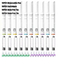 Stylo d'injection d'insuline stérile jetable, dose réglable 60U avec cartouches de 3 ml, compatible avec les embouts de stylo de 4 mm et 5 mm 1