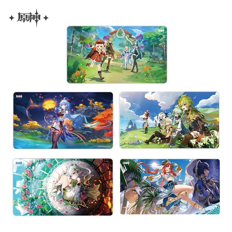 

miHoYo Original Nahida Mousepad Genshin Impact Ganyu Xiao Mouse Pad Gaming Play Mats Keyboard Desk Computer Pc Mat Notbook Pad