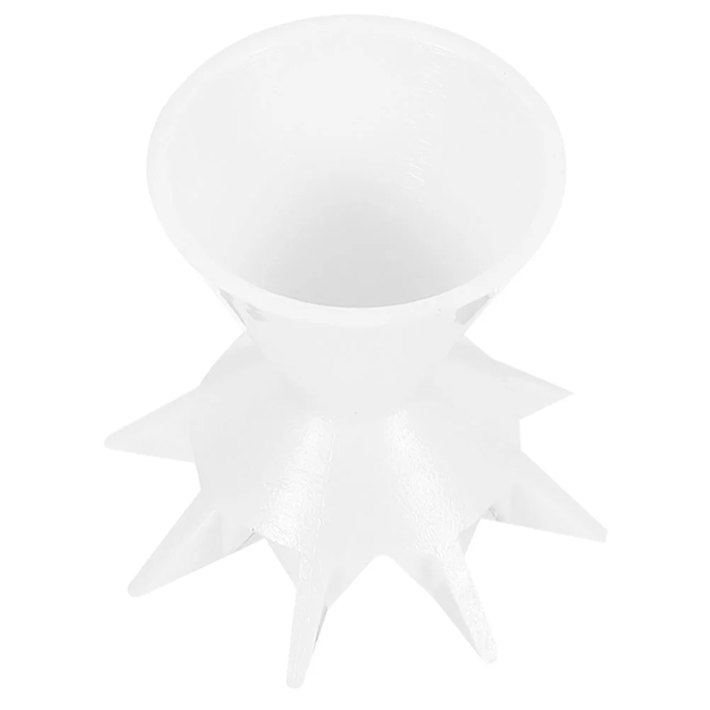 

Oil Paint Pouring Cup Painting Supplies Reusable Funnel Cups Mixing White Silicone