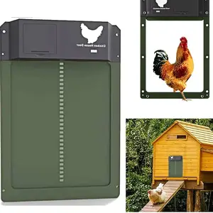 Puerta automática para gallinero, puerta automática para gallinero con  batería, kit fotosensible impermeable Sincero Electrónica