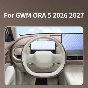 Per GWM ORA 5 2026 2027 Rivestimento del Volante Morbido al Tatto Durevole Traspirante Vestibilità Precisa Lavabile Accessori Interni Auto