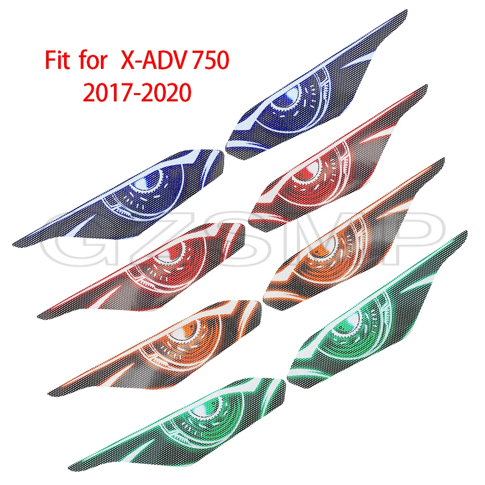 

fit FOR HONDA XADV 750 X-ADV750 X ADV 750 2017-2020 Motorcycle headlight protection Guard sticker headlight Decals