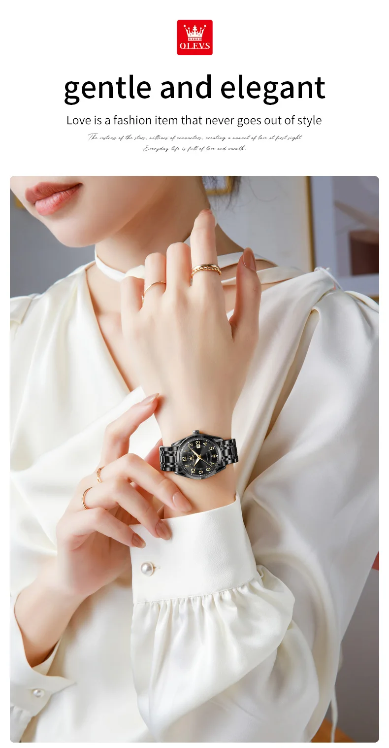OLEVS 3666 Couple Watch description image 5