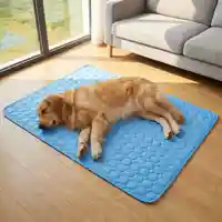 Lit d'été pour animaux de compagnie, tapis rafraîchissant pour chien, lit froid pour chat, extra pour toutes les tailles, fournitures pour chiots, accessoires pour animaux de compagnie, couverture de canapé lavable pour chat 1