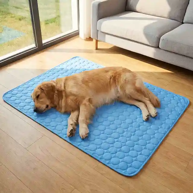 Lit d'été pour animaux de compagnie, tapis rafraîchissant pour chien, lit froid pour chat, extra pour toutes les tailles, fournitures pour chiots, accessoires pour animaux de compagnie, couverture de canapé lavable pour chat 1