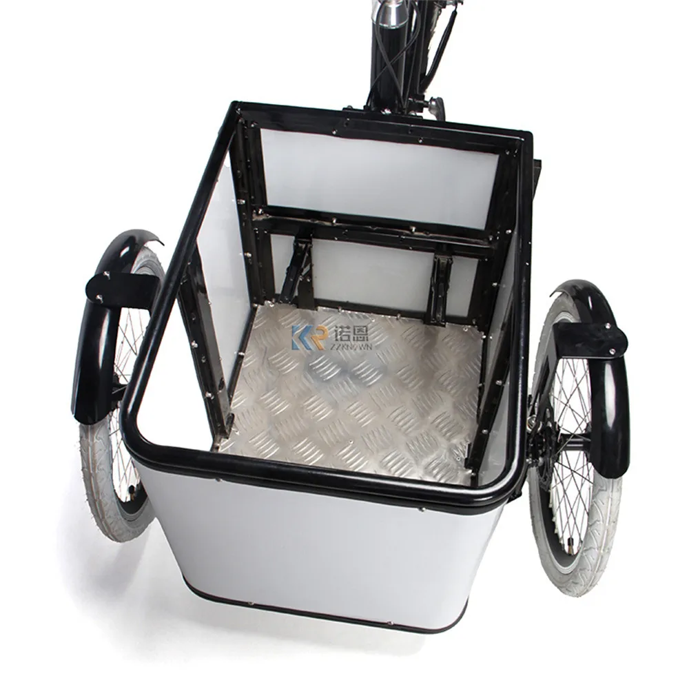 Brushless E Cargo Triciclo Family Cargo Electric 3 Wheeler Bike Tourney 6 Velocità Cargo Trike Turismo Tempo Libero Francia Spagna Bike