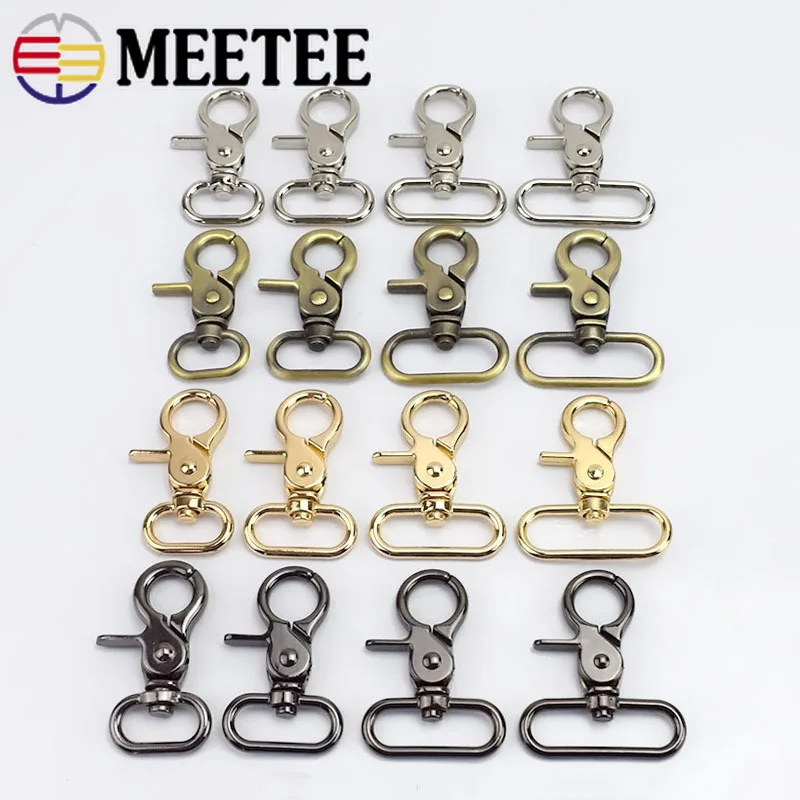 2/4/10pcs Meetee 2050mm Luggage Strap Metal Buckles Bags Lobster