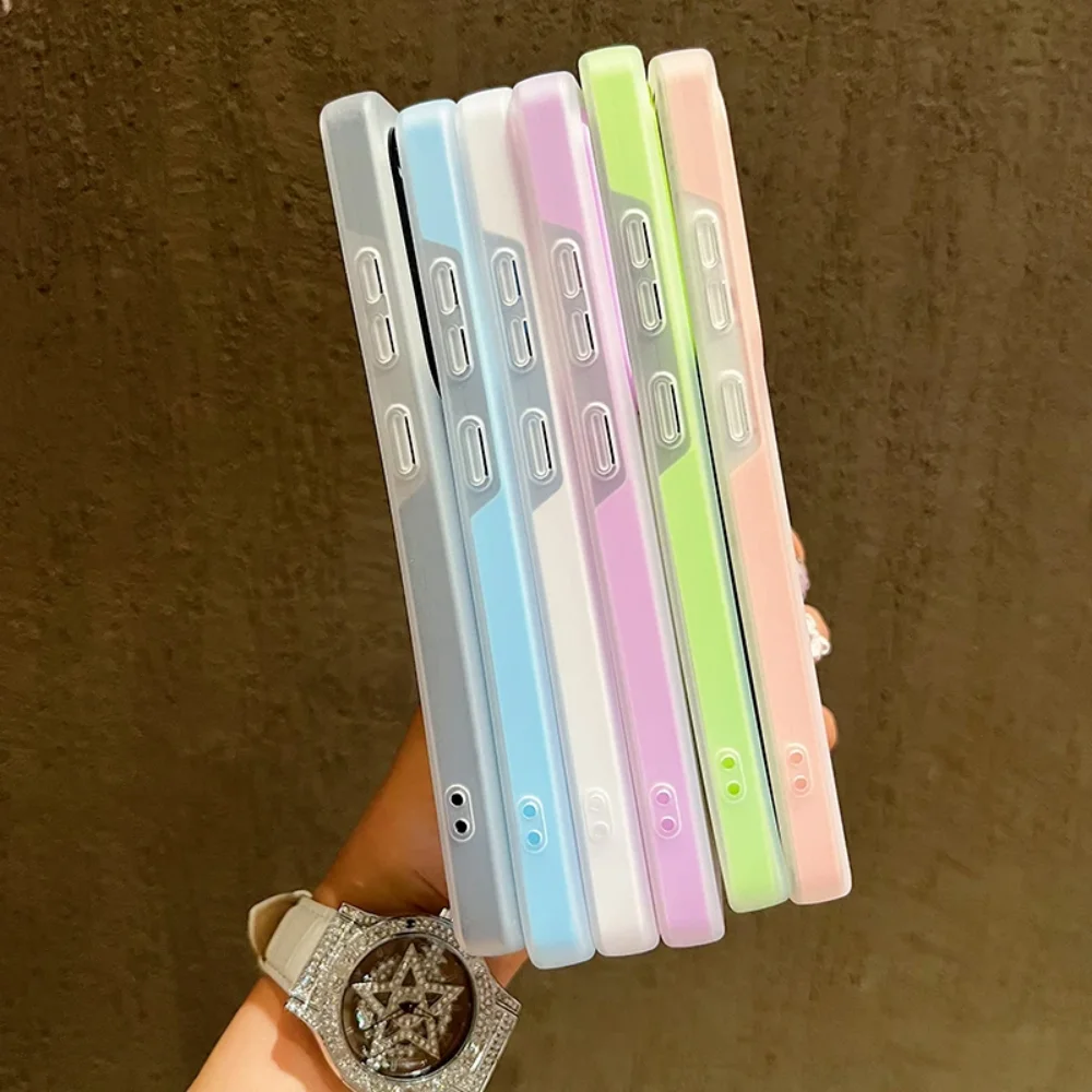 Candy Color Matte Soft TPU Magnetic Phone Case with MagSafe Wireless Charging Cover