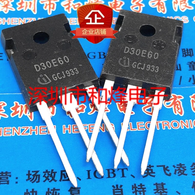 

D30E60 IDW30E60 New import spot TO-247 600V 30A High power fast recovery diode Commonly used frequency conversion air condition