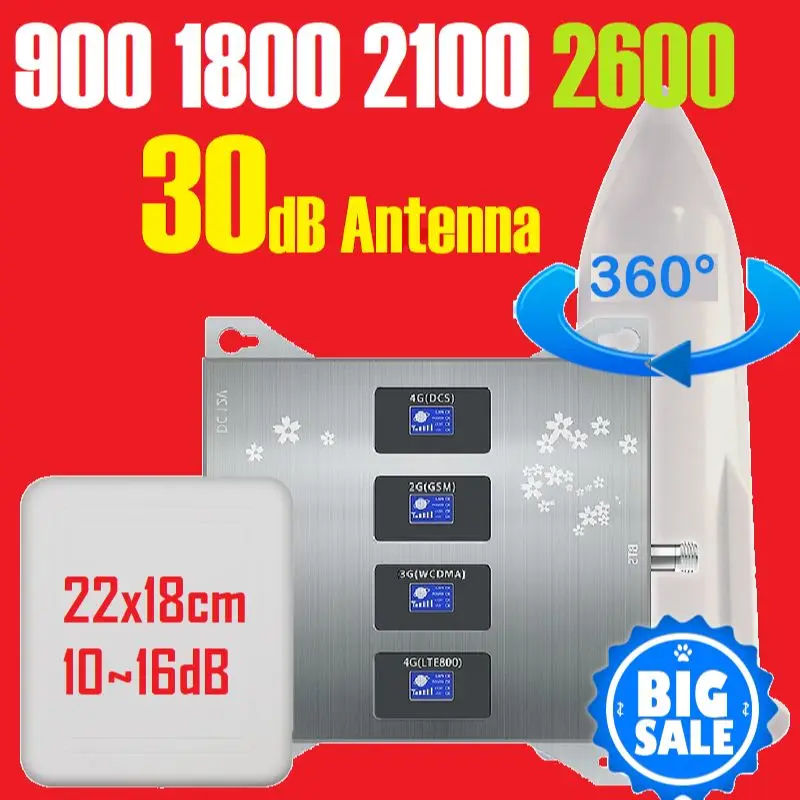 KSA5G4GPlusLTE900180021002600B74BandCellularAmplifier