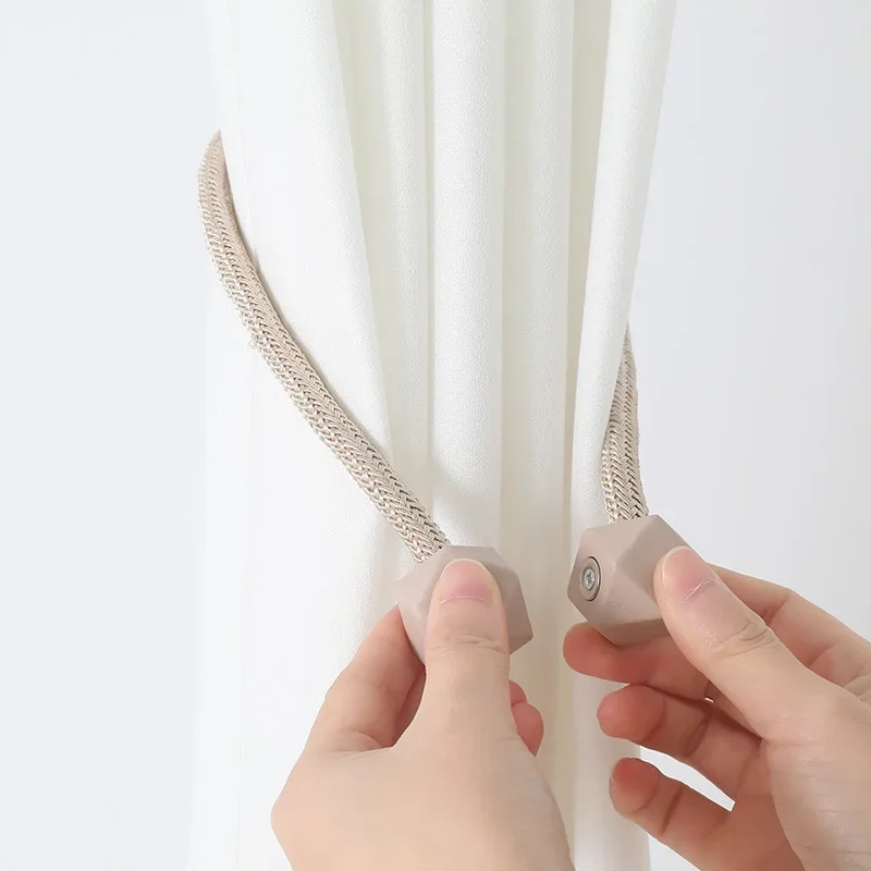 Clips Magnétiques Pour Rideaux - 6 Couleurs, Sans Perçage, Fixation Par Aimants Puissants