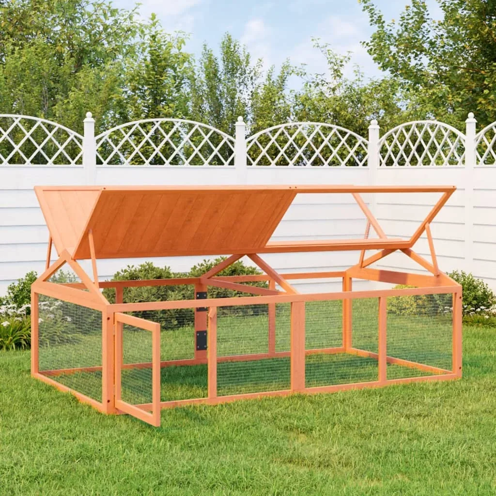 Enclos lapin en bois