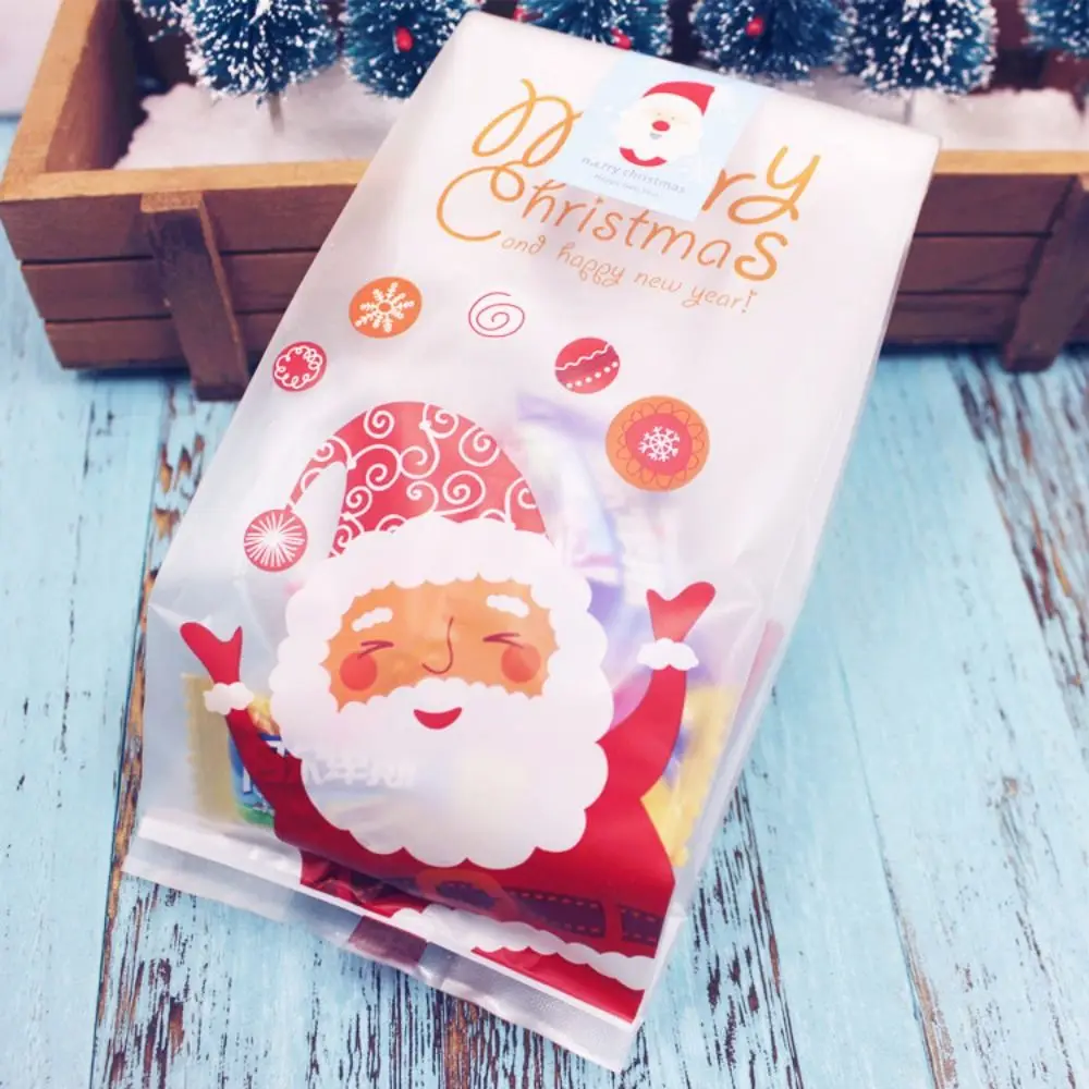 

Favors Xmas Christmas Decor Cake Package Cookie Packaging Bags Present Case Christmas Gift Bags Drawstring Gift Box Santa Claus
