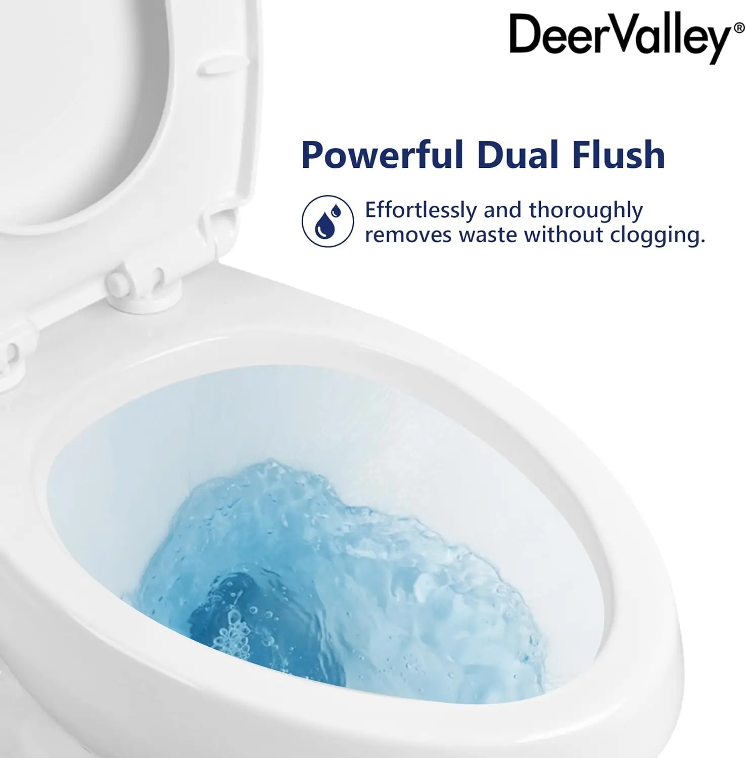 Elongated Toilet Two-Piece Toilets ADA Height 17.5" Comfort Chair Height Toilet Bowl With Soft Close Seat Dual Flush Toilet 6