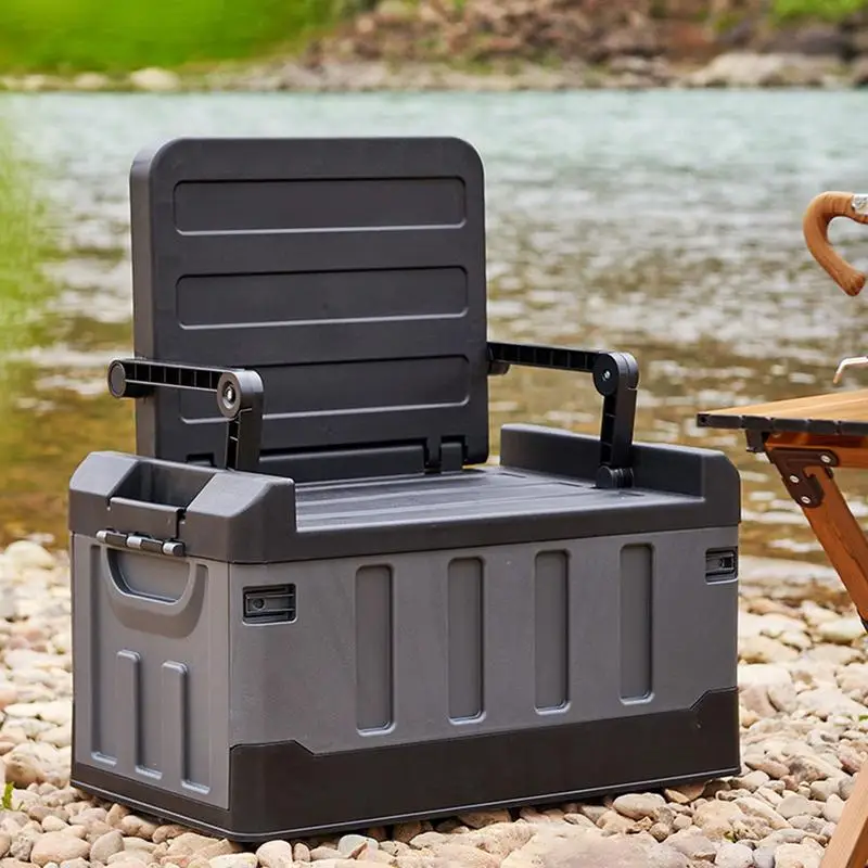 Double-layer Fishing Tackle Box Big Fishing Tool Box Multi-function  Thickened Fishing Rod Lure Storage Sea Goods For Fishing