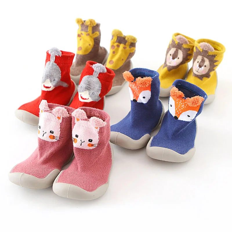 Baby Shoes Toddler First Walkers Infant Boys Girls Kids Rubber Soft Non-Slip...