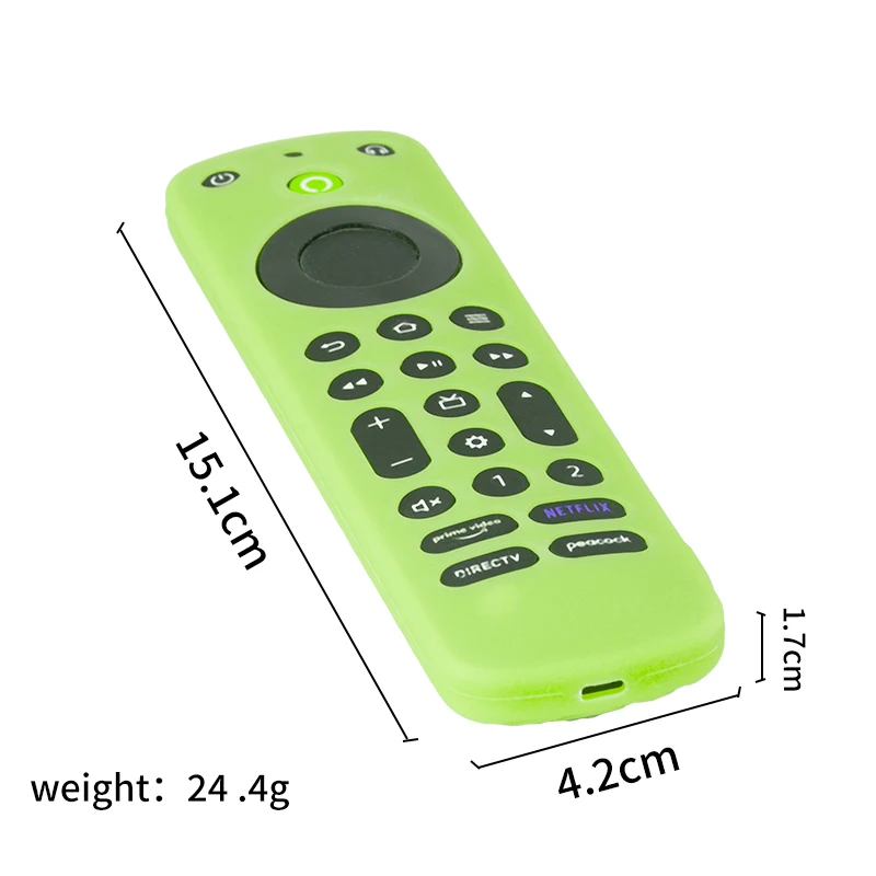 Silicone TV Remote Protective Case For Amazon Fire TV Alexa Voice Remote Pro 1 Piece