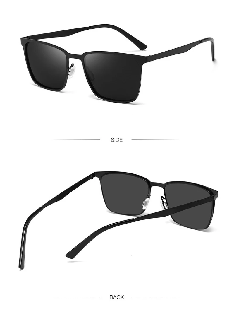 Nyaste Polarized Sungl Square Frame Herr Dam Sun Gl Brand Design Classic Gl Resor Fiske Cykling_voghion.com