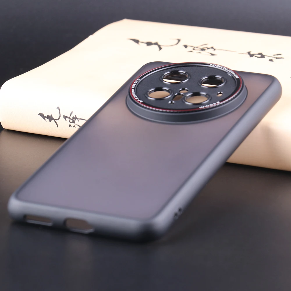 Durable Shockproof Matte Case with Metal Camera Lens Protection