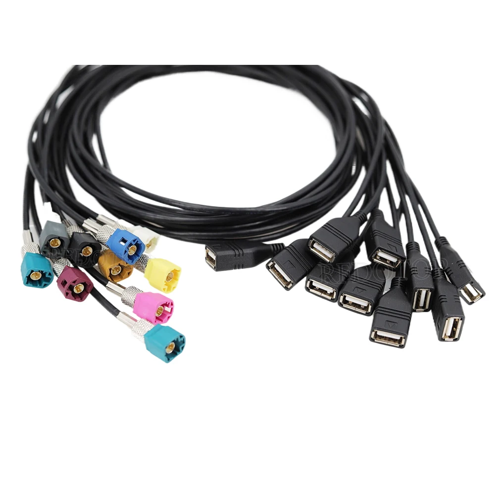 Código K Masculino Conector Reto Cabo LVDS,