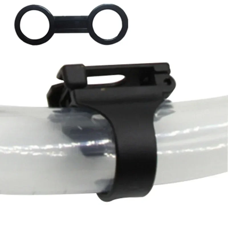 Universal Diving Silicone Snorkel Buckle Goggles Silicone Tube Plastic Clip Snorkel Mask Keeper Holder Retainer For Scuba Diving diving snorkel swimmers snorkel full face snorkel mask swimming snorkel diving hose clip