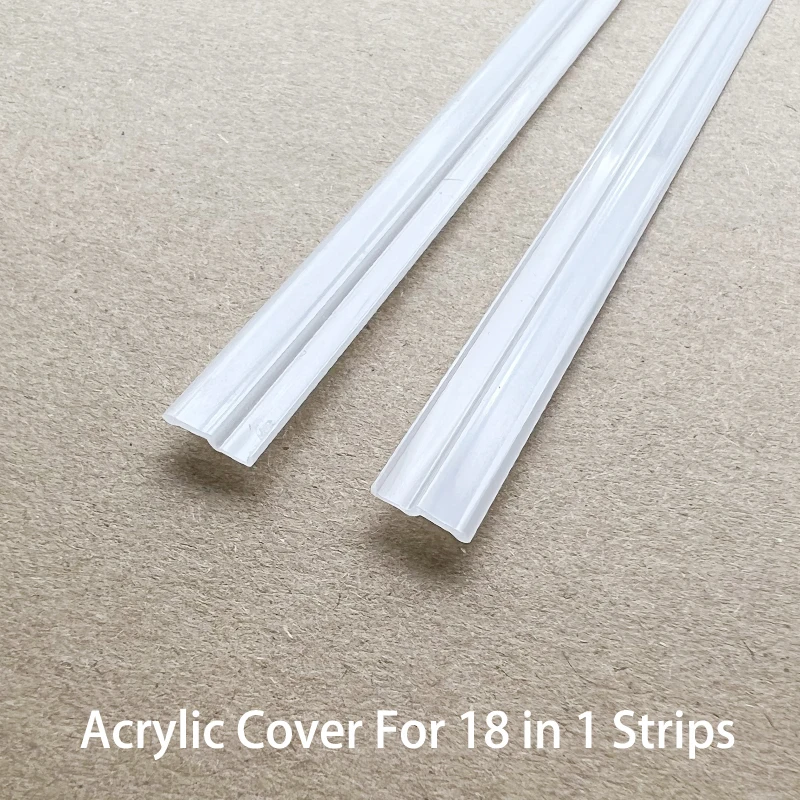 DIY Parts for 18 in 1 LED Acrylic Cover Acrylic Light Guide Fiber Optic Car Ambient Lights Atmosphere