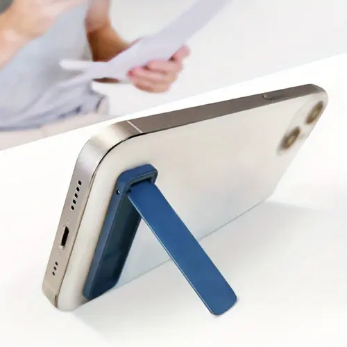 Ultra-thin Mini Holder Metal Folding Mobile Phone Bracket Back Sticker Invisible Portable Cellphone Desktop Support for iPhone - Image 3