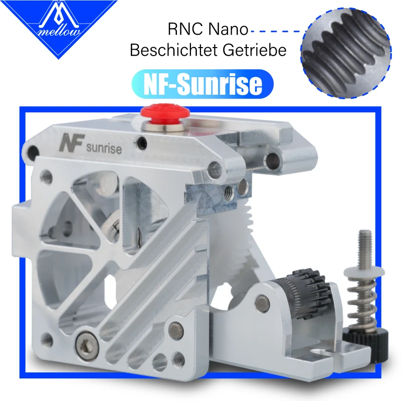 

Mellow NF RNC-Sunrise V1.1 Wear-Resistant Extrusion Gear Extruder For 3D Printer Directdrive Hotend Print Carbon Fiber Filament