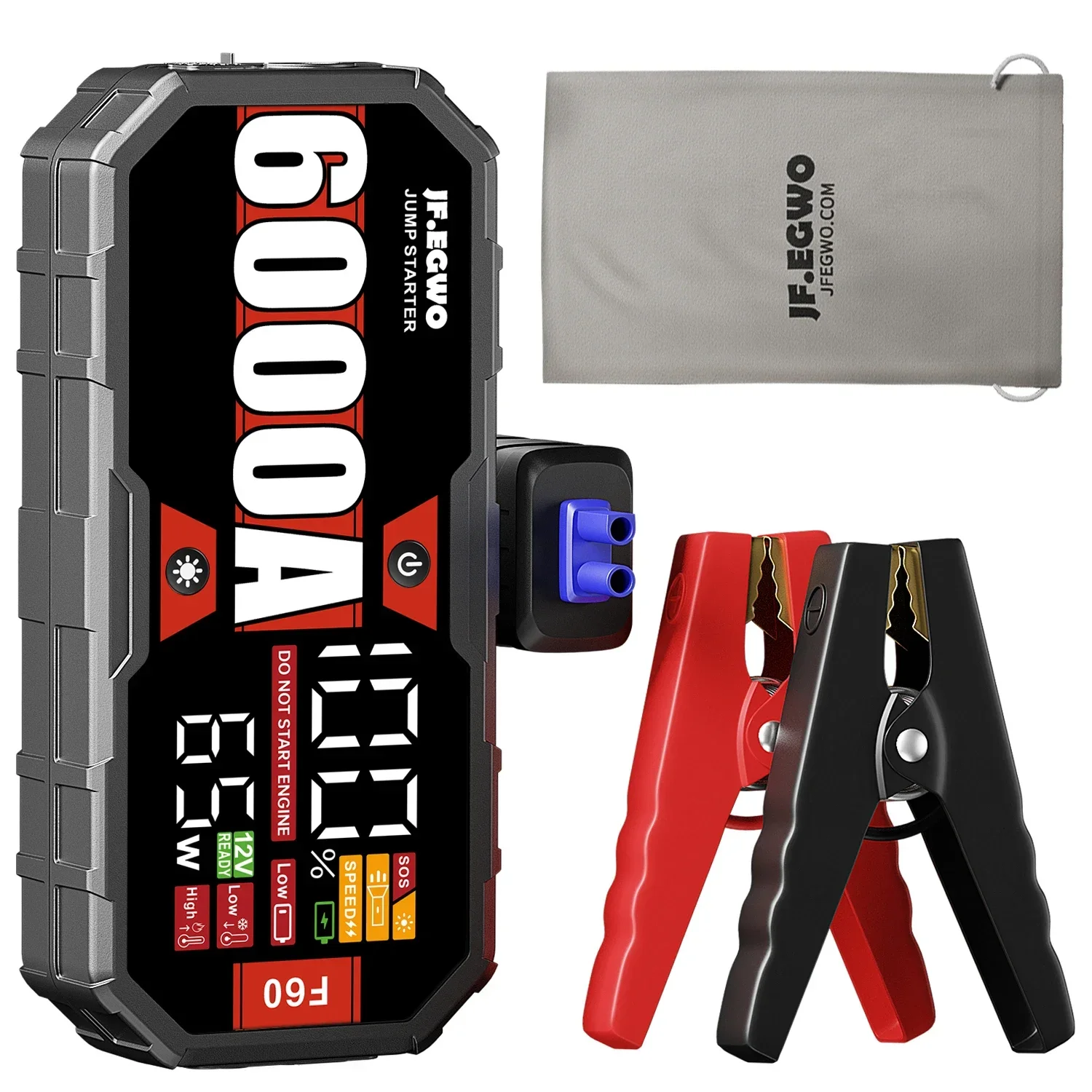 Auto Starthilfe Power Bank 6000a 2000a 12V 24V Auto Start Auto Booster  Batterie Jumps tarter Notfall Booster Jumper Start