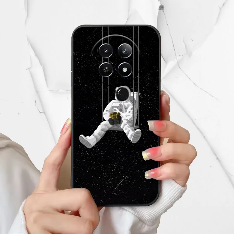 Astronaut Fashion Soft Silicone Phone Case - TPU Protective Shell Cover