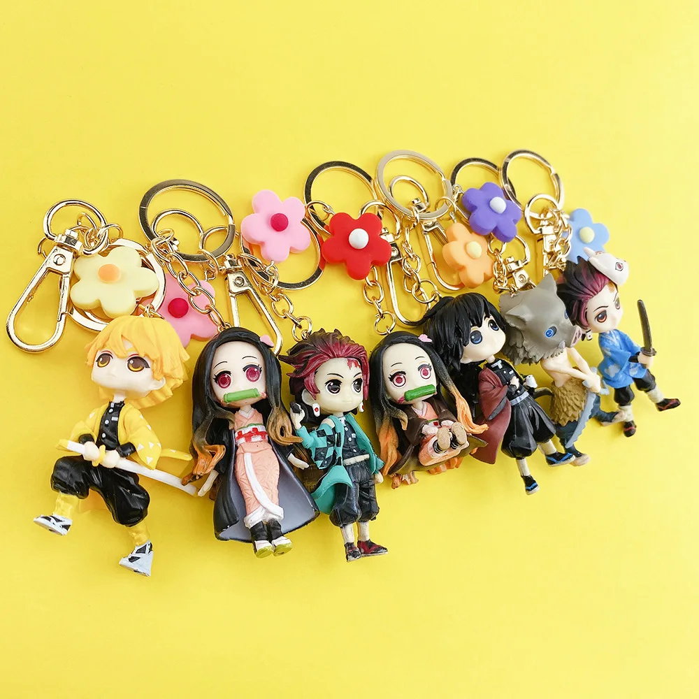 Sleutelhanger Funko Pocket POP Demon Slayer Kimetsu No Yaiba Tanjiro Kamado Bruine Tu