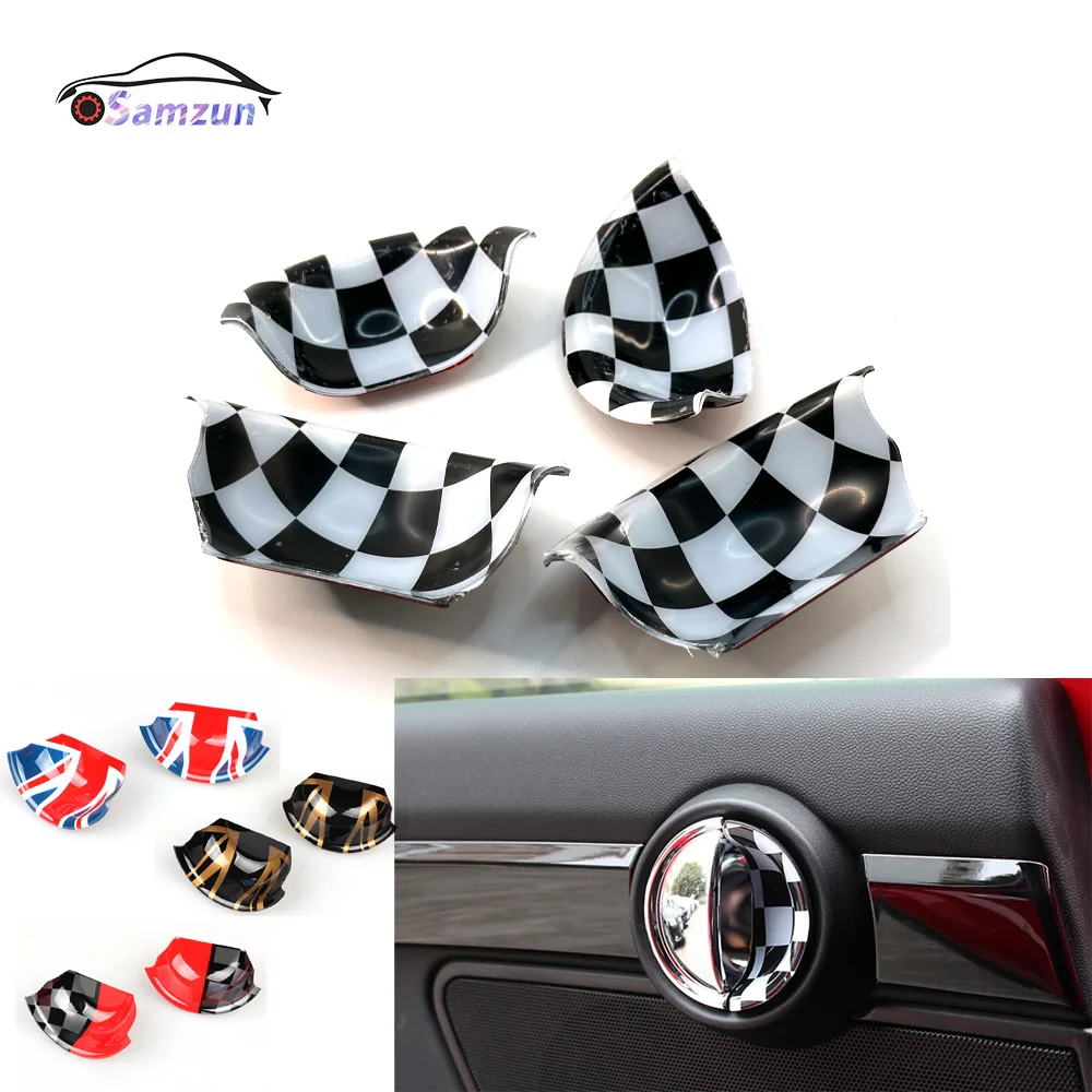 

For MINI Cooper F55 F56 F57 Countryman F60 Clubman F54 Interior Door Handle Cover Styling Decal Sticker Car Accessories Hardtop