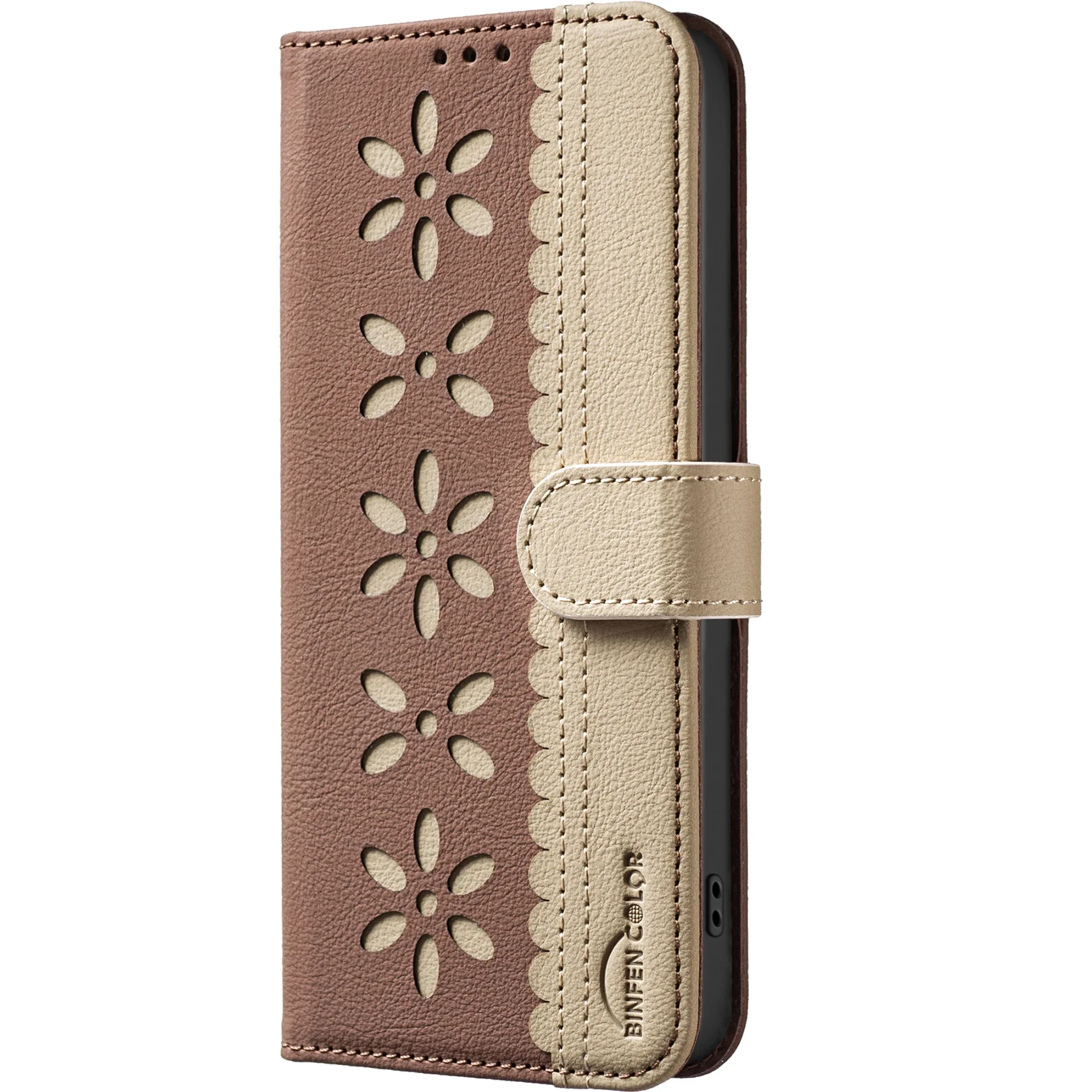 Elegant Leather Wallet Flip Case & Silicone Cover - Premium Protection