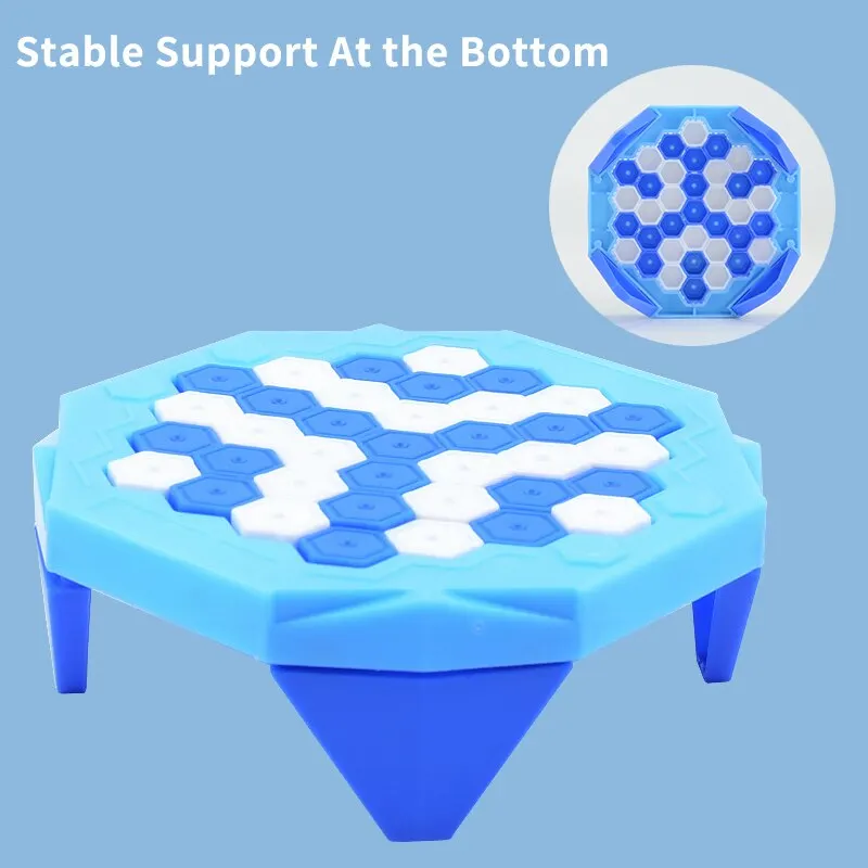 Save Penguin On Ice Game.Mini Size Penguin Trap Break Ice Activate Family Party Breaking Kids Puzzle Table Knock Block