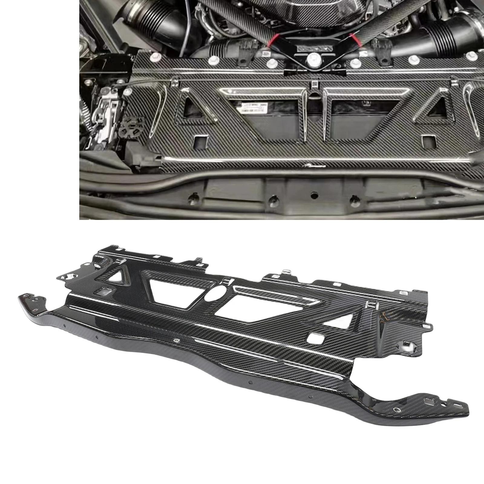 

Для BMW M2 G87 M3 G80 M4 G82 G83 2021-2024 интерьерная крышка капота двигателя резервуара для воды