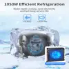 6.4 GAL Commercial Slushy Machine, 24L Stainless Steel Margarita Smoothie Frozen Drink Maker for Ice Juice Tea Coffee Making 5