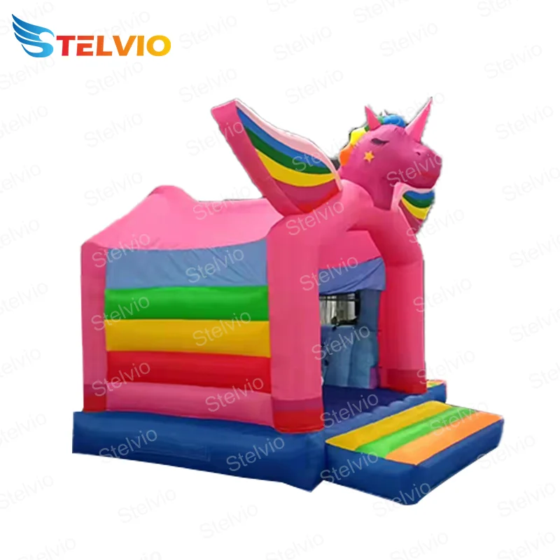 

Free Shipping Inflatable Bounce House Water Slide Inflatable Castle Pool All in one Kids Bouncing Play House Including Blower