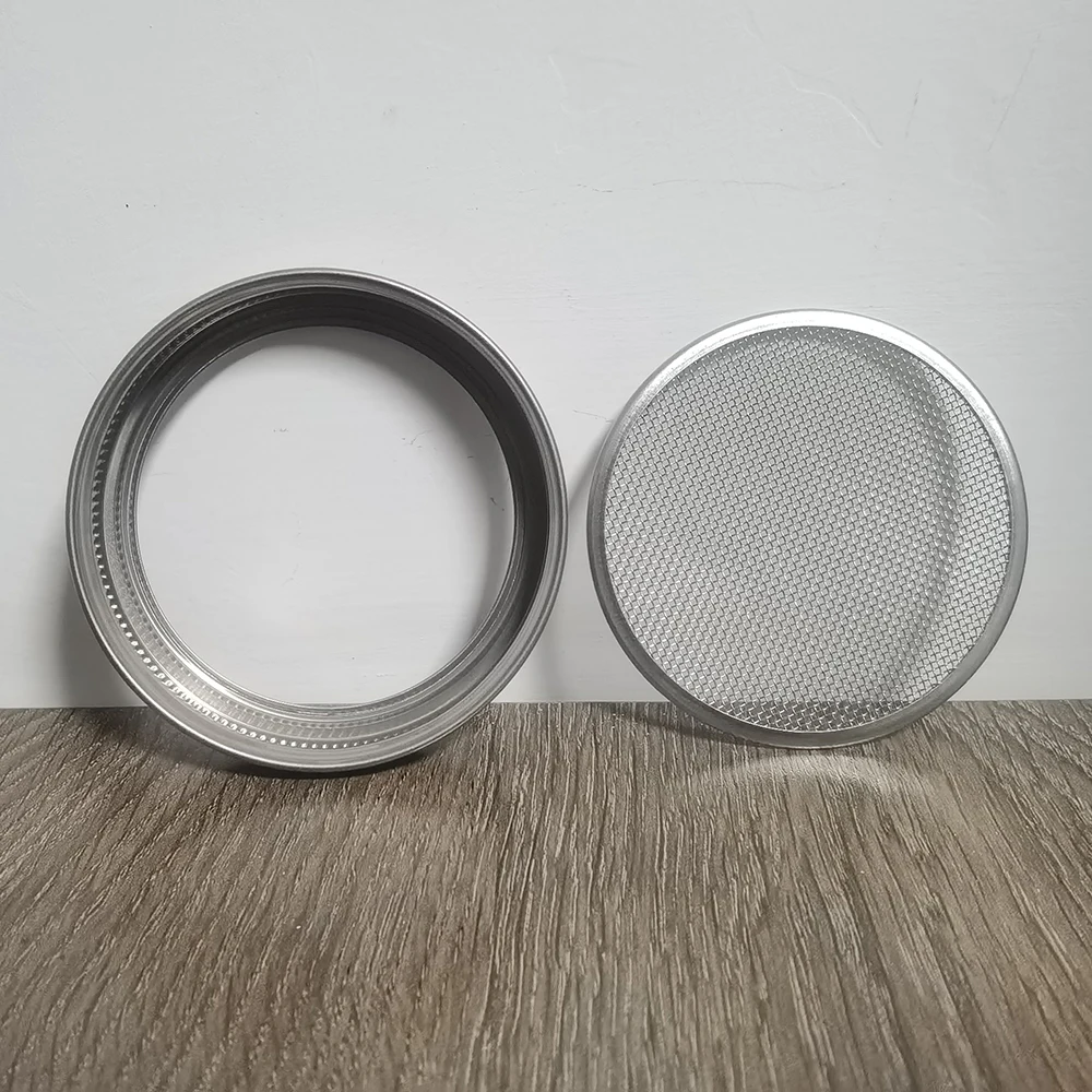 Seed Sprouter Germination Cover Sprouting Mason Jars With Stainless Steel Strainer Screen Lids Stainless Steel Germinator Stand