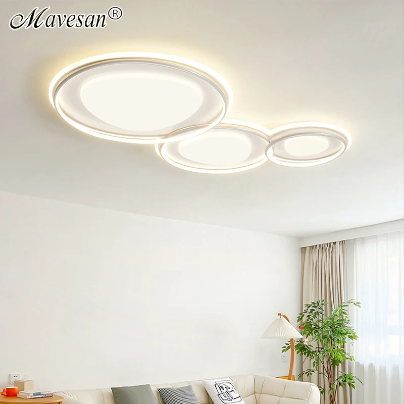 New Modern Living Room Chandelier Ceiling Light Warm Art Resin Restaurant Study Bedroom Lamp Simple Home Decor Lighting Fixture