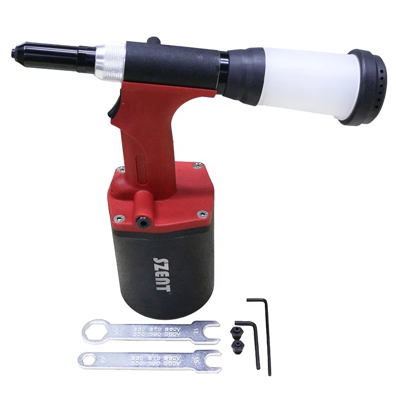 

hot sell Hydraulic Pneumatic Riveter SZENT 900 Industrial grade pneumatic blind rivet gun tool for 3/16" 1/4" hemlock rivet