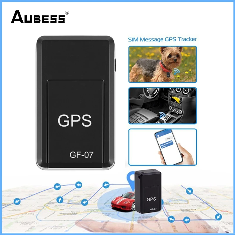 sound alarm device GF07 Car GPS Tracker Mini Miniature Intelligent Locator Real Time Tracking Device Anti-Theft Voice Recording Magnetic Vehicle alarm button for elderly