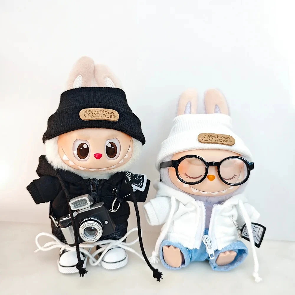 Conjunto de uniforme Cool Shadow de Labubu Academy: atuendo de muñeca inspirado en ídolos