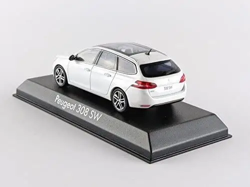 Diecast model cars Peugeot 308 GT 1/43 Norev SW GT Line metallic white 2017  