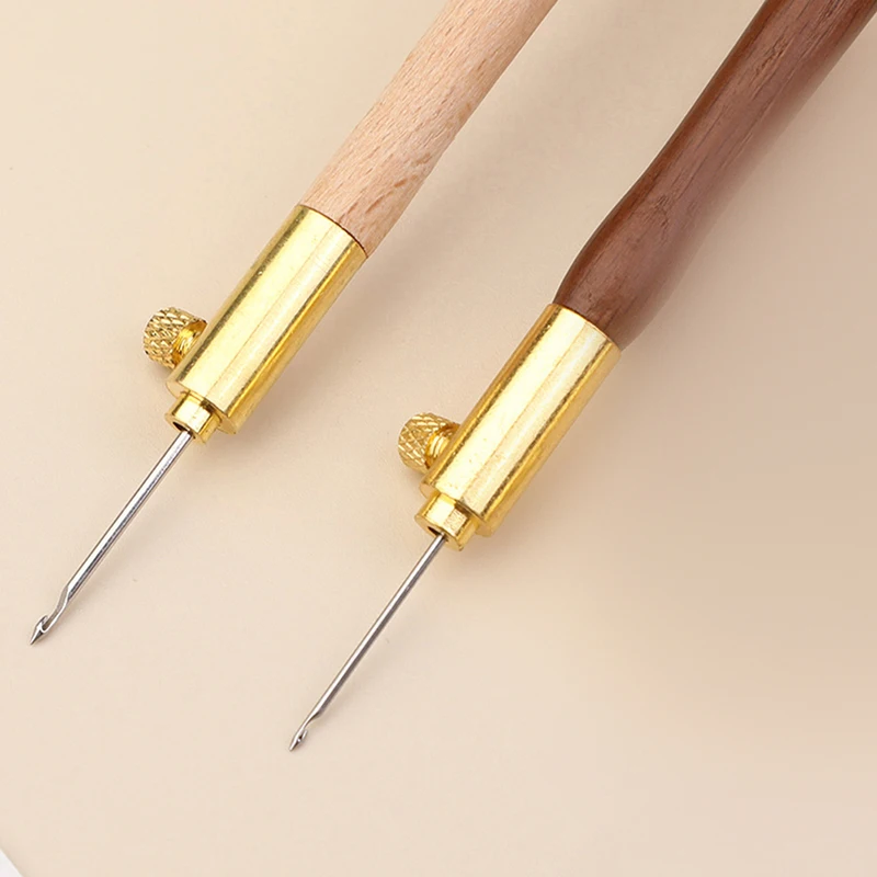 Embroidery Kit Embroidery Punch Needle with 3 Needles Punch Pen Embroidery Cross Stitch Craft Kit French Crochet for Sewing Knitting