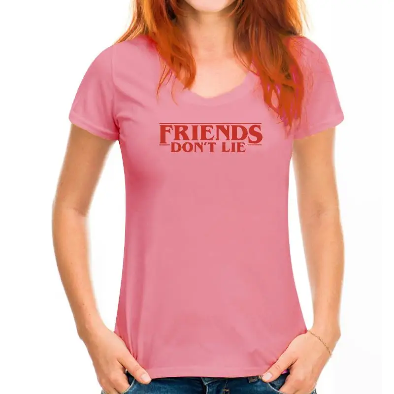 thumbnail image 1 of FRIENDS DONT LIE Stranger Thing T Shirt Black White or Grey DEMOGORGON, 1 of 5