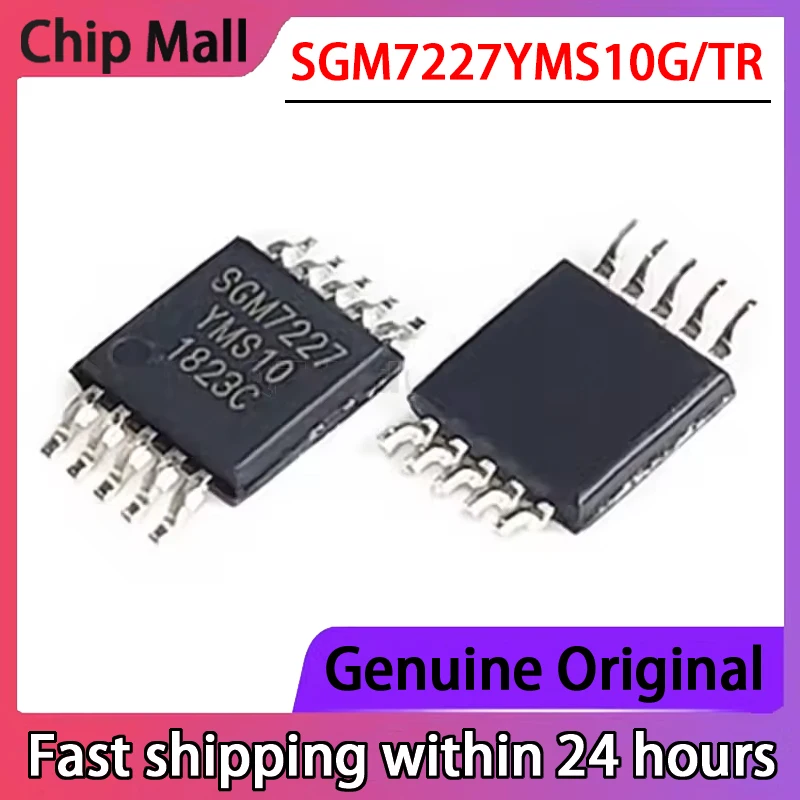 

10 шт. новый оригинальный SGM7227 SGM7227YMS10G/TR Φ аналоговый сигнальный переключатель