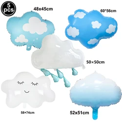 Smile Cloud Blue Sky Foil Balloon - Kids Party & Shower Decoration Supplies - Other (Light Grey)