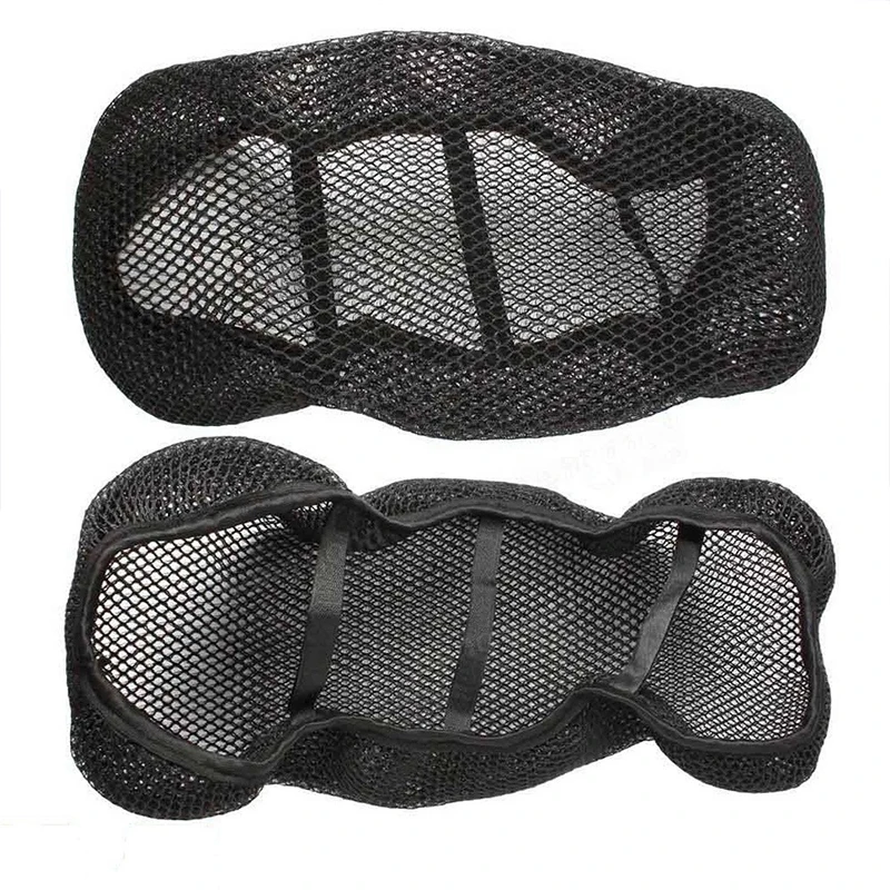 오토바이 액세서리 오토바이 쿠션 시트 커버 3D 메쉬 Protectorl 미끄럼 방지 쿠션 메쉬 그물 미끄럼 방지 패드 메쉬 시트 커버